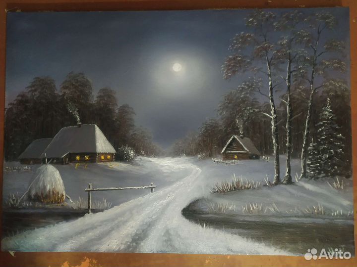 Картина маслом на холсте 60-90