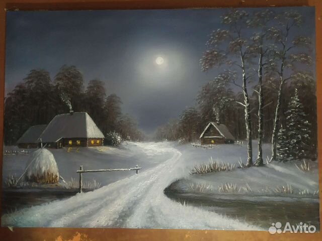 Картина маслом на холсте 60-90