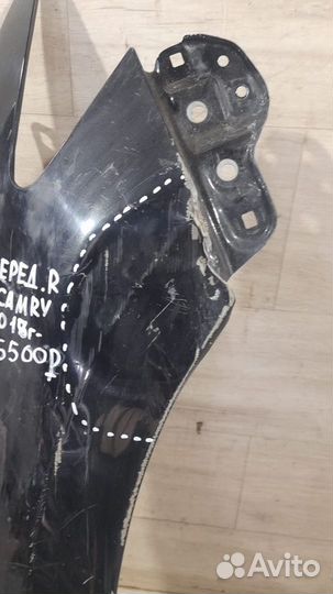 Крыло переднее правое Toyota Camry Xv70 С 2018