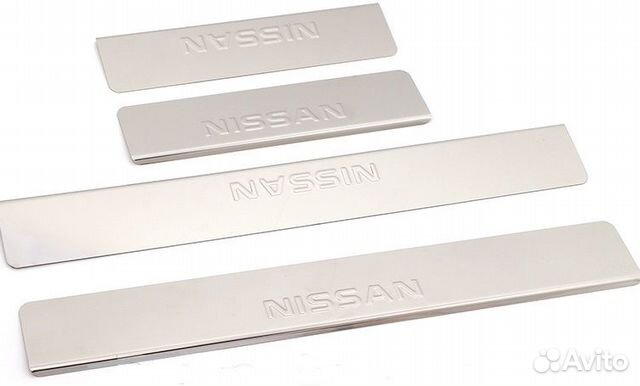 Накладки на пороги Nissan 4шт
