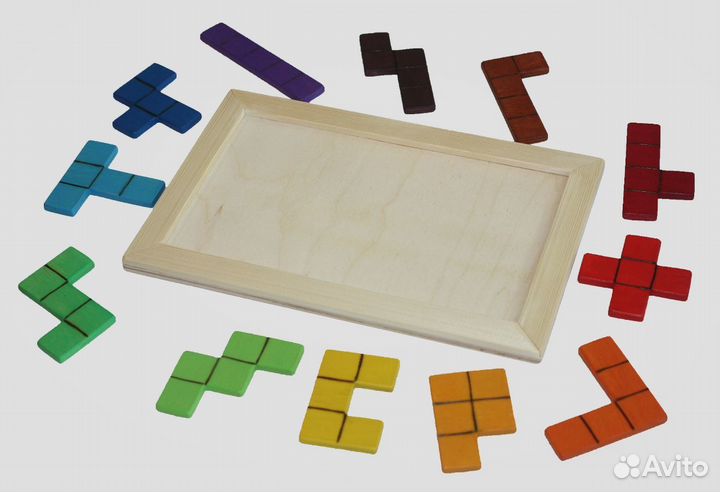Пентамино, деревянная головоломка