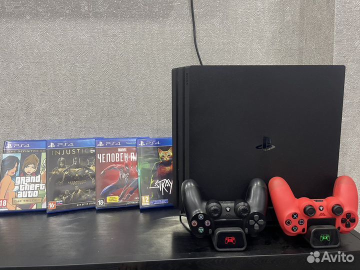 Sony PS4 pro 1tb полный фарш