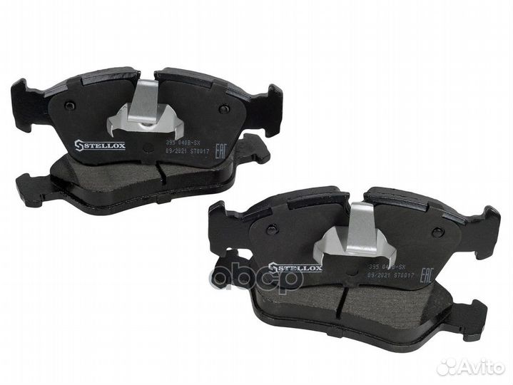 Колодки диск. п. с антискрип. пл BMW 395040BSX