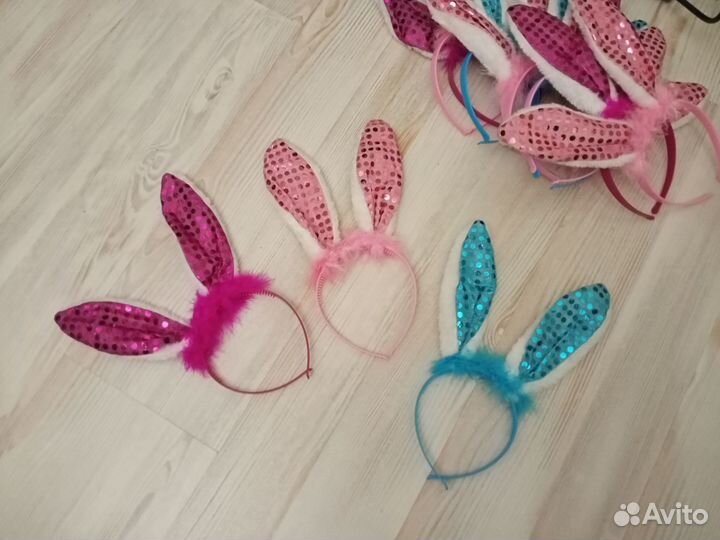 Ушки зайца, детские, разные цвета