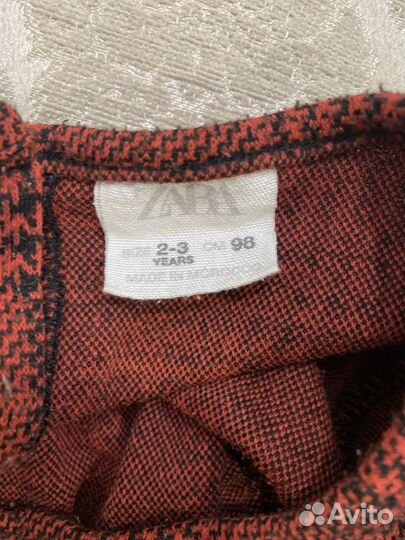 Платье для девочки zara 98