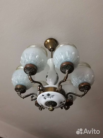 Люстра потолочная СССР винтаж