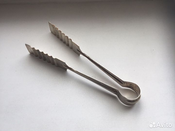 Мельхиоровые щипцы для торта СССР