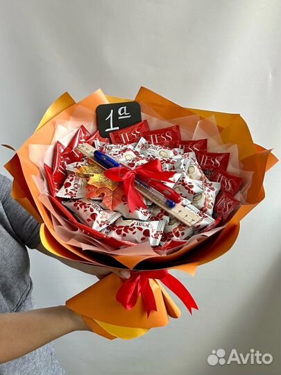 Съедобные Букеты из сухофруктов на 1 сентября