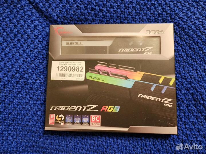 Оперативная память ddr4 16gb g skill Trident Z rgb