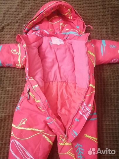Зимний комбинезон для девочки 92