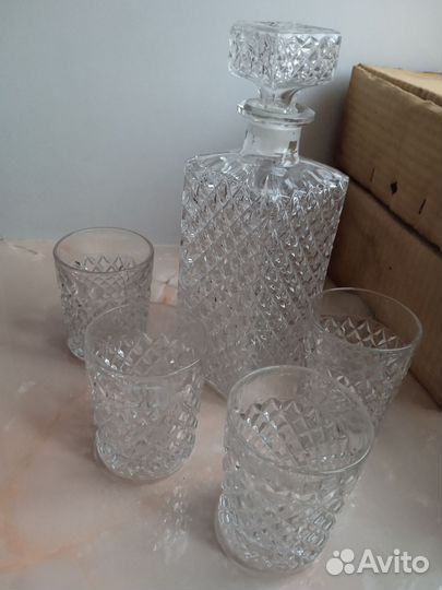 Графин штоф Libochovice Bohemia Чехословакия