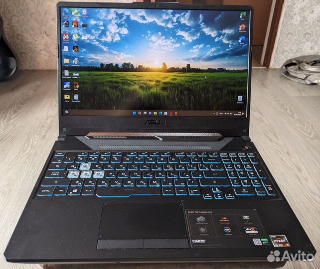 Игровой ноутбук Asus TUF gaming Ryzen 5/16/4