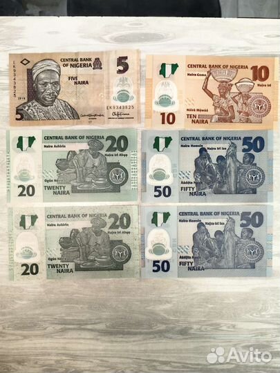 Банкноты Нигерии