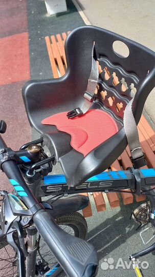 Детское велокресло Bellelli Pulcino, черный