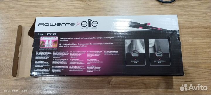 Мультистайлер-гофре Rowenta Crimper 2 в 1 Elite CF