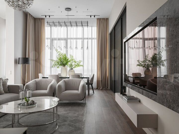 2-к. квартира, 56,8 м², 2/19 эт.