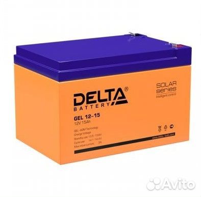 Аккумулятор Delta GEL 12-15