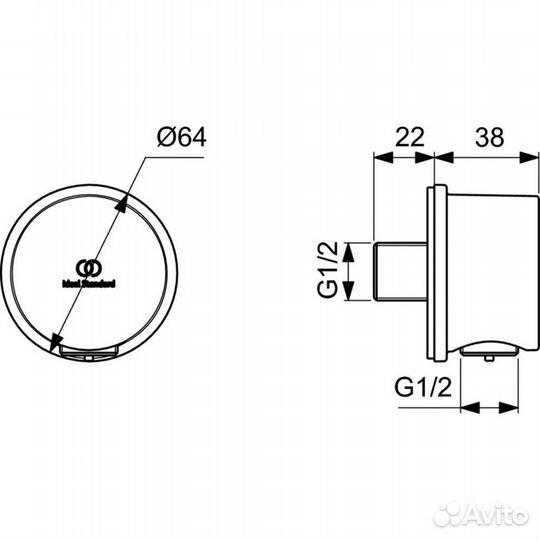 Ideal Standard BC808XG Комплектующие дл