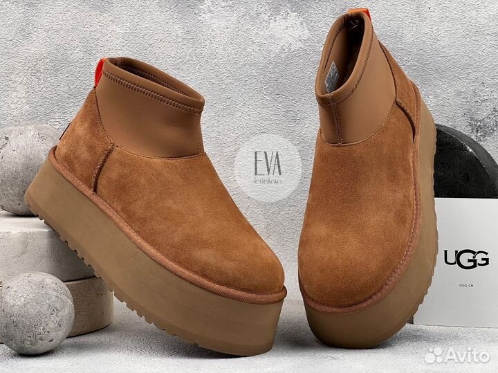 Угги женские Ugg Classic Mini Dipper Chestnut