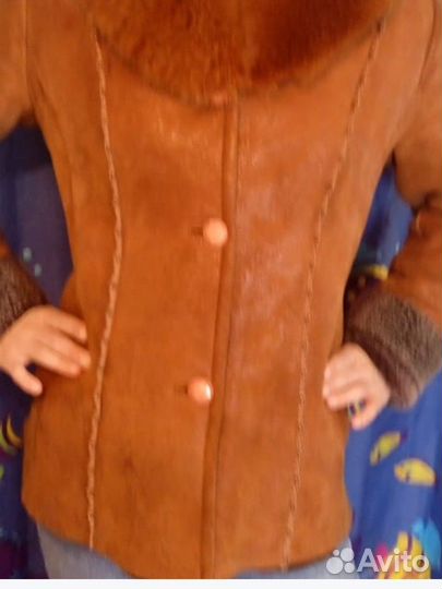 Дубленка женская 44 46 из овчины натуральная