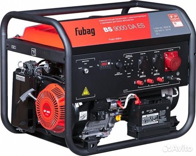 Генератор бензиновый fubag BS 9000 DA ES с возможн