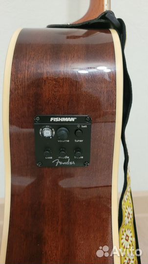 Акустическая гитара fender