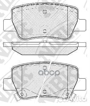 Колодки зад. toyota avensis 09 PN1838 NiBK