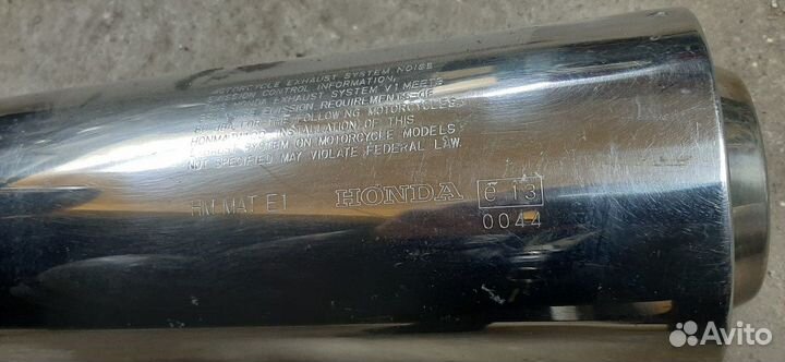 Глушитель на Honda cbr1100xx