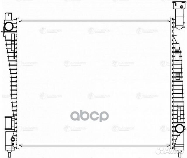 Радиатор охл. LRc0330 luzar