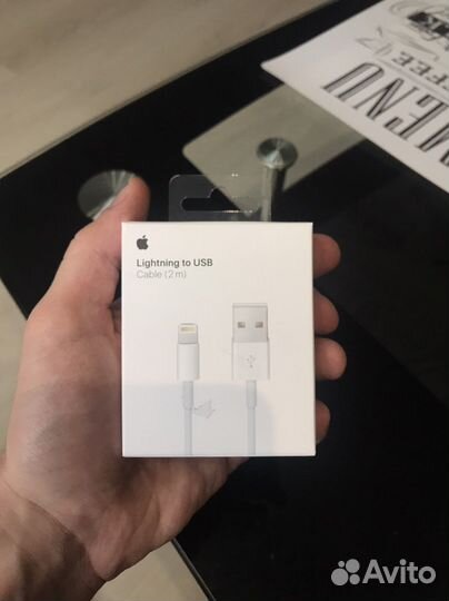Кабель apple lightning usb 2м