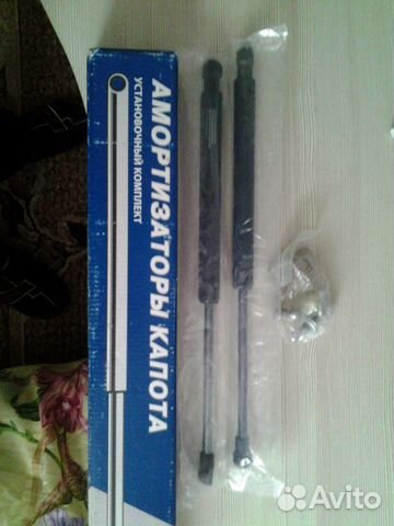 Амортизаторы капота на солярис