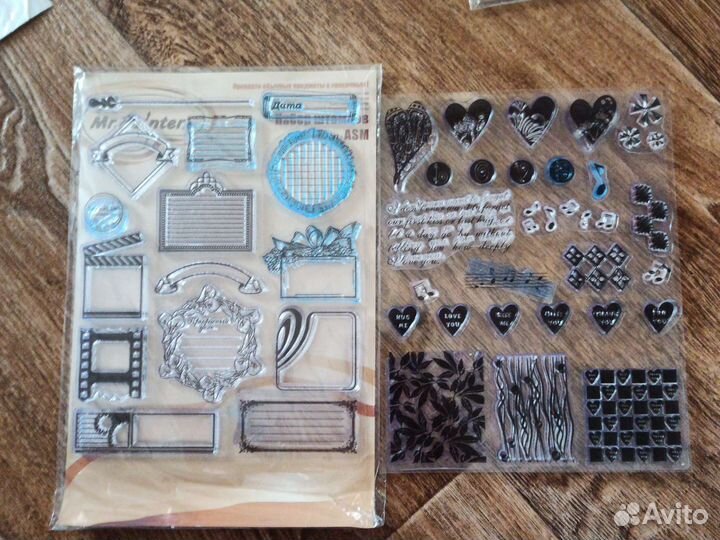 Штампы силиконовые для скрапбукинга