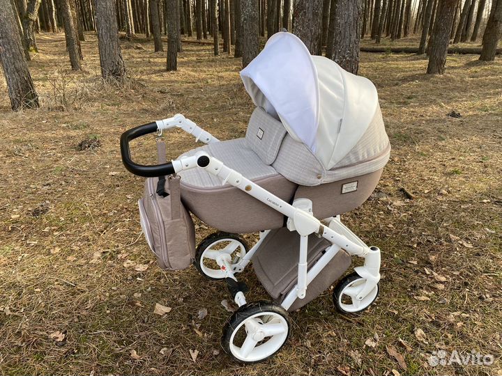 Коляска 2 в 1 adamex luciano
