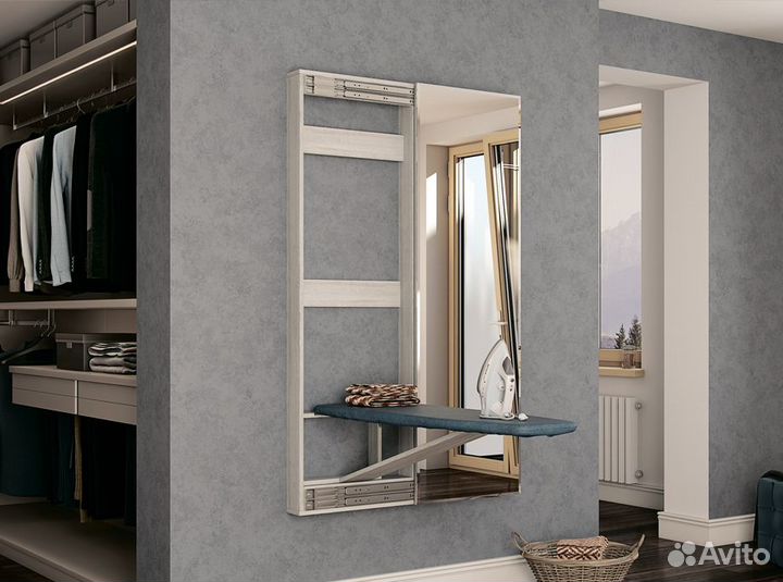 Гладильная доска «смарт» купе С зеркалом