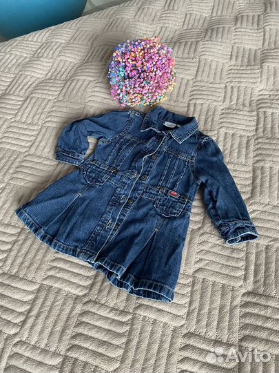 Джинсовое платье для девочки