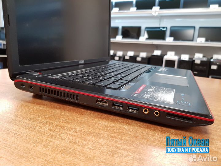 Мощный игровой ноутбук MSI GE70 2PE, RAM 16Gb