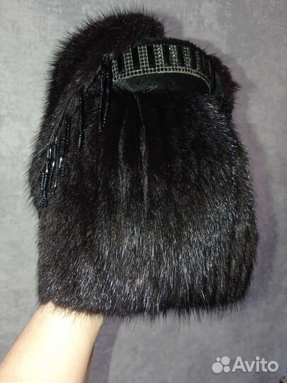 Шапка норковая женская