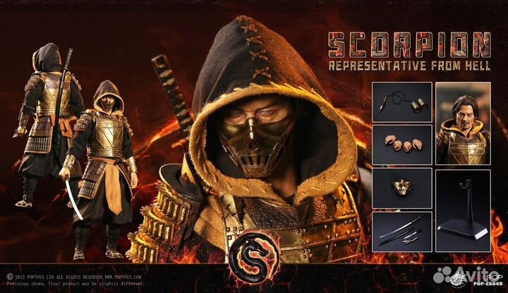 Poptoys EX049 Mortal Kombat Scorpion 1/6