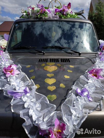 Ленты,банты на свадебные машины