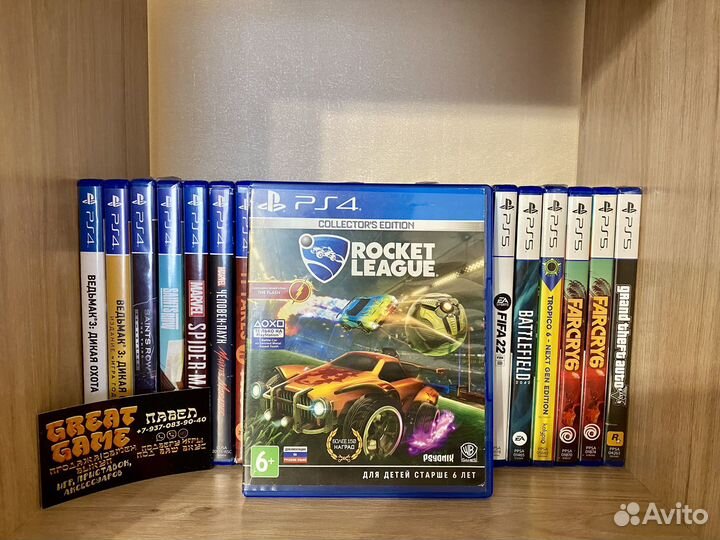 Игры PS4: Rocket League