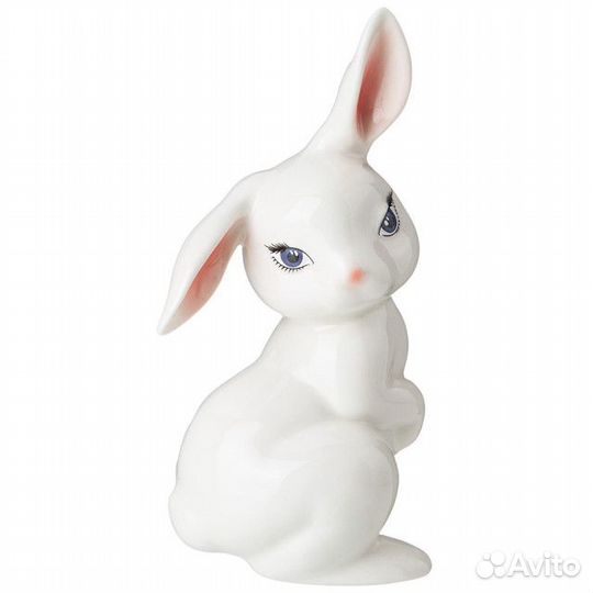 Фигурка lefard Кролик 6х10см фарфор белый микс диз