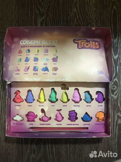 Коллекция ластиков «Тролли»