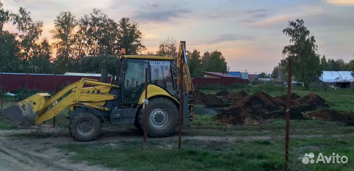 Услуги экскаватора погрузчика
