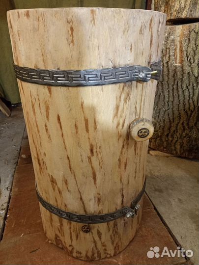 Колода дубовая для рубки мяса, дров