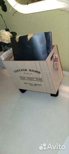 Новый декоративный ящик на колесах