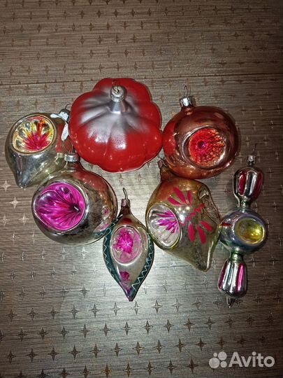 Елочные игрушки прожекторы СССР