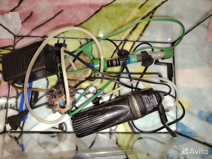 Аквариум со всей приблудой