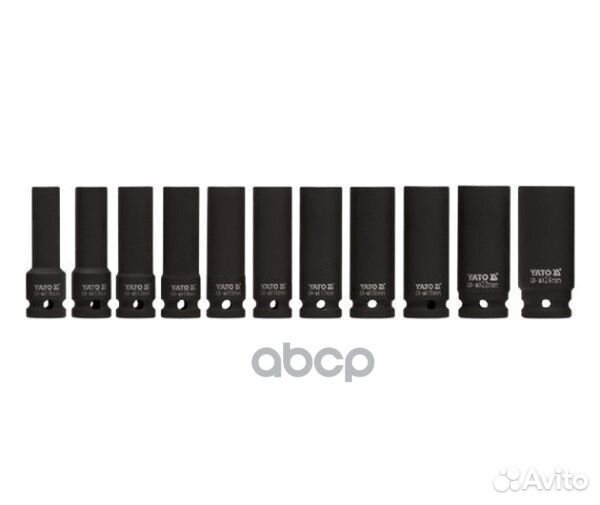 Набор головок ударных торцевых глубоких 1/2 inc