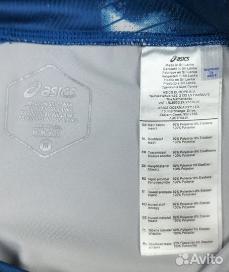 Asics леггинсы 3/4 оригинал