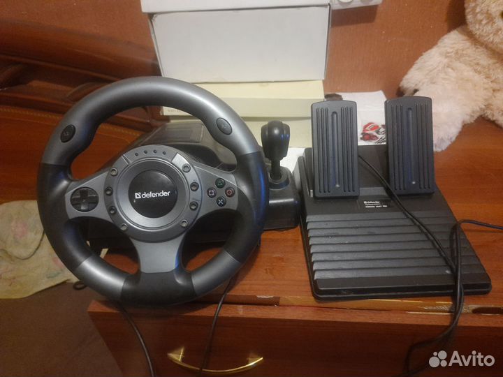 Руль игровой с МКПП